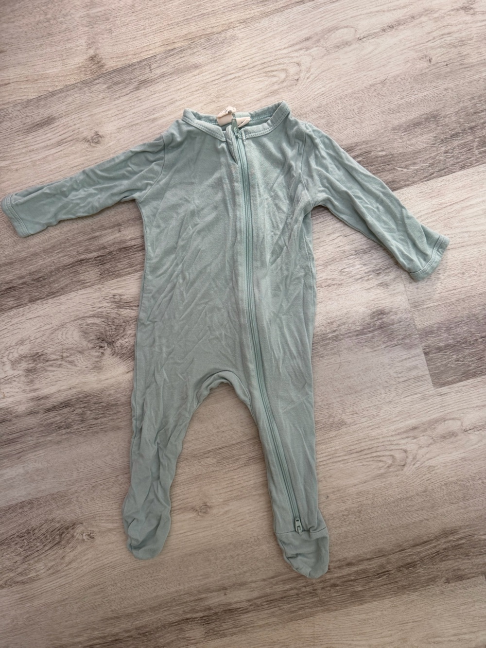 Kyte BabySoft Sage One-Piece Sleep Romper with Front Zip
